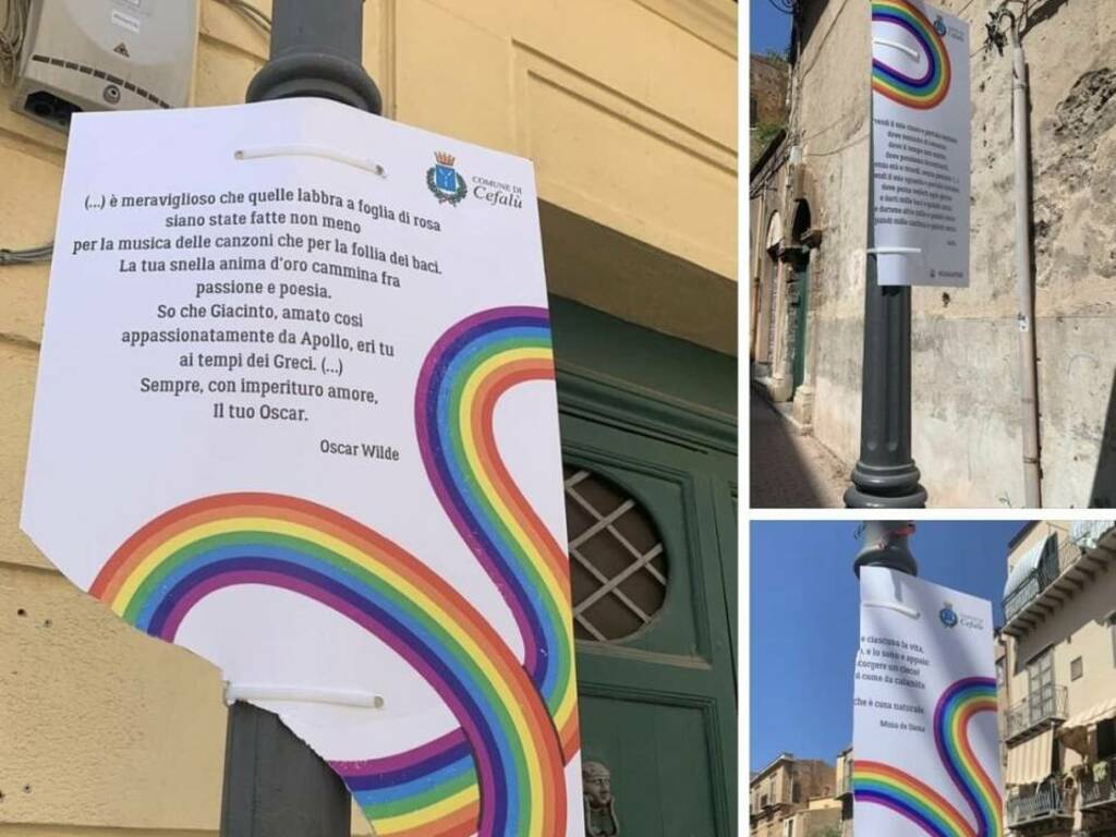 Cartelli omofobia vandali