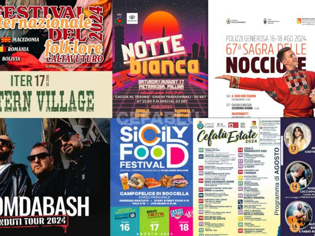 weekend dal 16 al 18 agosto